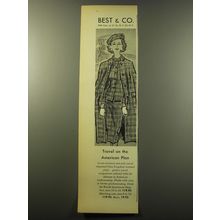 1960 Best & Co. Suit and Coat Advertisement - Travel on the American Plan