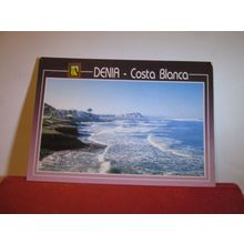 DENIA, COSTA BLANCA, ALICANTE, SPAIN used postcard 1991 pm =