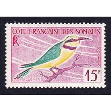 Fr. Somali Little bee-eater Bird 1958 MNH SG#441