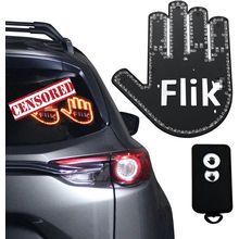 FLIK Car & Office Light - Give the Bird & Wave to Drivers & Coworkers - Hottest