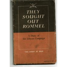 They sought out Rommel 8th Army desert diary Libya 1941 WW2 HMSO paperback