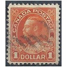 Canada 1933 SG255 $1 Brown-Orange Good/Fine Used . .