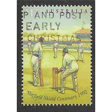 AUS 1992 $1.20 'CRICKET -SHEFFIELD SHIELD CENTENARY' FINE USED (EBID66-593)