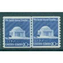1520 10c Jefferson Memorial Almost Very Fine MNH CLP V0120