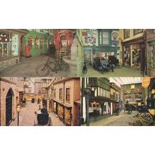 The Castle Museum Bicycle York King Wililam Hotel 4x Postcard s