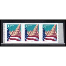 3281 33c U.S. Flag Over City Fine MNH PNC 7777/3 PA4064