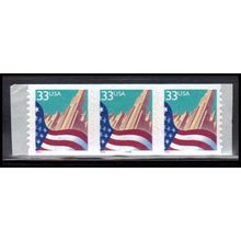 3281 33c U.S. Flag Over City Fine MNH PNC 4444A/3 PA4081
