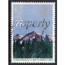 GB 1983 Commonwealth Day - Mountain Range 29p Used