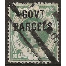 1890 O68 1/- Dull Green Government Parcels Official Good+ Used ...