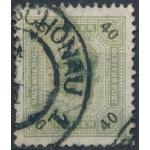 Emperor Franz Josef I: 40h - Austria 1899 - FH - MiNr 78A (C)