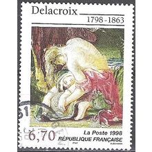 France 1998 Michel 3286 O Cote (2008) 2.00 € Eugène Delacroix Entrée des Croisés