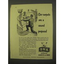 1954 BMK Blackwood Morton Kilmarnock Carpets Ad