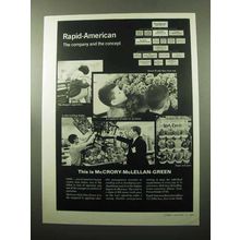1969 Rapid-American McCrory-McLellan-Green Ad