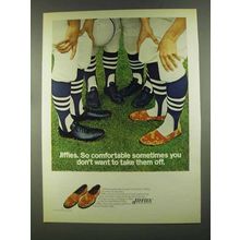 1972 Jiffies Shoes Ad - So Comfortable