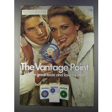 1980 Vantage Cigarettes Ad - The Vantage Point - Great Taste