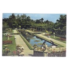 ITALIAN GARDEN, COMPTON ACRES, Poole, Dorset. unused postcard J. Arthur Dixon =