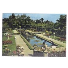 ITALIAN GARDEN, COMPTON ACRES, Poole, Dorset. unused postcard J. Arthur Dixon #