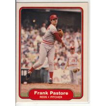 1982 Fleer baseball card 80 Frank Pastore- Reds