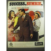 1967 Sumrie Penrith Suit Ad - Success, Sumrie, and the casual face of man
