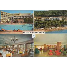 Hotel Casablanca Mallorca Restaurant & Lounge Spanish Postcard