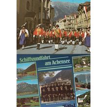 Tirol Military March Street Parade & Marine Uniform Group 2x Swiss Postcard s