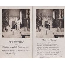 Ora Pro Robis 2x Rotary Angel Real Photo Songcard Postcard s