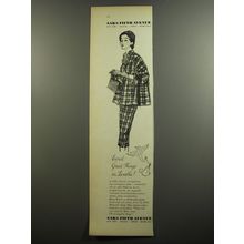 1952 Saks Fifth Avenue Maternity Suit by Avorn Ad - Expect great things