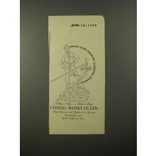 1954 Caswell Massey Jockey Club Cologne Ad - Available at fine men's shops