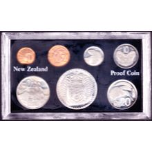 1976 New Zealand Proof Coin Set Coat of Arms