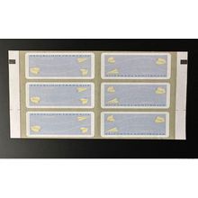France Lisa - Planche de Guichet Schalterbogen Avions papier plié Frankreich ATM