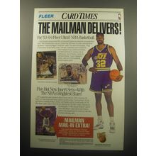 1994 Fleer Ultra I NBA Basketball Cards Advertisement - The Mailman delivers