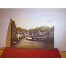 DUNSTER, SOMERSET by Kevin Platt, 1982 unused postcard =