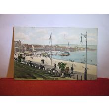 WEYMOUTH BAY, DORSET. used antique postcard by W & G of Weymouth 1906 pm =