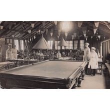 Croydon Soldier 1919 In Army Billiard Room YMCA Hand Signed Postcard