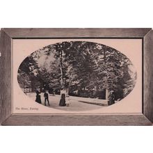 The River Exning Suffolk Village Antique Postcard