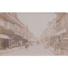 Ipswich Tavern Street Shops Bicycles Old Suffolk RPC Postcard