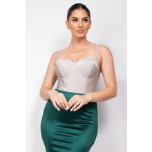 Women's Solid Sweetheart Cami Bodysuit