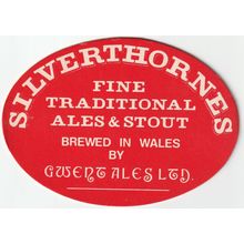 BEER MAT - GWENT ALES (WALES) - SILVERTHORNES ALES & STOUT - (Cat 001) - (1982)