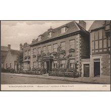 Mason Croft, of Marie Corelli, Stratford-on-Avon, c.1905 - Valentine's RPPC