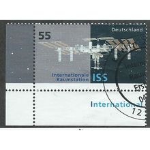 GER 2004 55c 'INTERNATIONAL SPACE STATION' (CORNER ) FINE USED (EBID49-460)