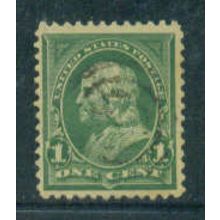 Used 279 1c Benjamin Franklin Fine M04350