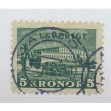 Sweden Stamp Scott #229, Used, Double Ring 1934 Malmo Cancel