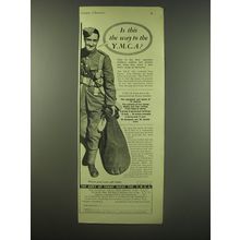 1940 Y.M.C.A. Young Men's Christian Association Ad - Is this the way