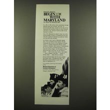 1969 Maryland Department of Economic Development Ad - Discover