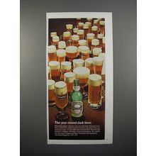 1976 Heineken Special Dark Beer Ad - Year-Round
