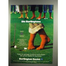 1979 Burlington Socks Ad - in German - Die Burlingtons