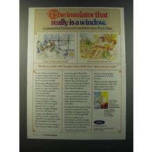 1986 Ford Glass Division Sunglas HR Ad - The insulator that really is a window