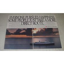 1989 Norwegian Cruise Line Ad - Everyone pursues happiness