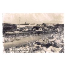 CATTLE MARKET, OSWESTRY, SHROPSHIRE. unused antique postcard by F Frith /