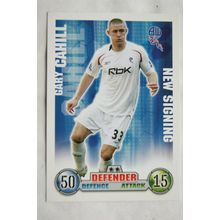 2007/08 Topps Match Attax Trading Card - Gary Cahill, Bolton Wanderers